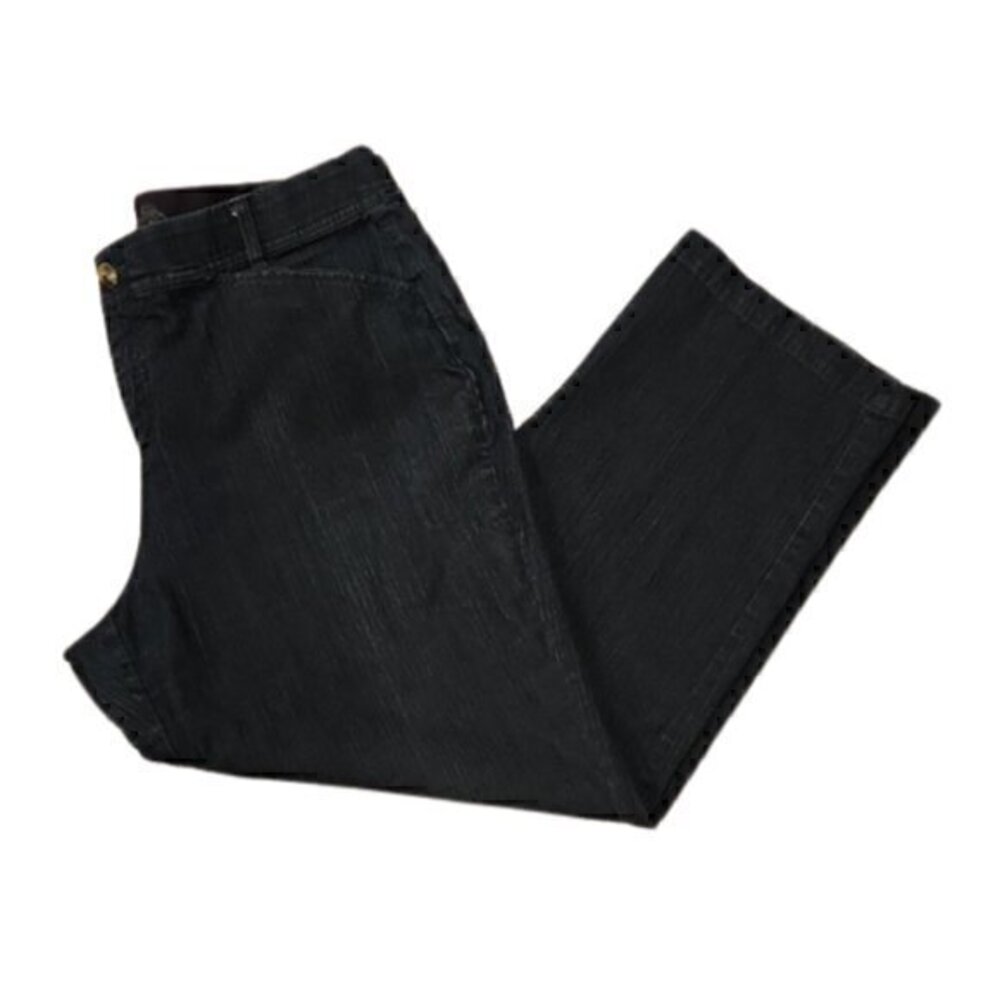 [Khakis & Co] Easy Waist Hi Rise Straight Jeans - Size 18W